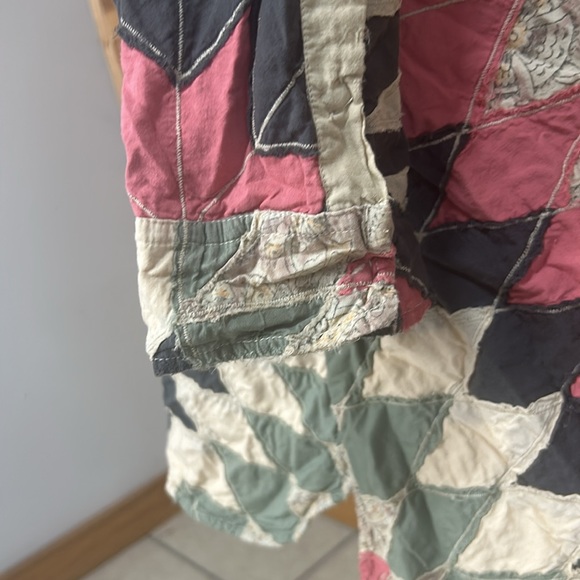 EUC like new Magnolia Pearl patchwork quiltwork quilted Ines tunic top shirt XL - Picture 7 of 16